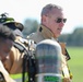 908 CES firefighters conduct annually required structure fire training