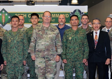 Premier U.S. Army all hazards command hosts Singaporean Armed Forces delegation