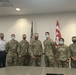 ROTC cadets with Middle East District Leadership