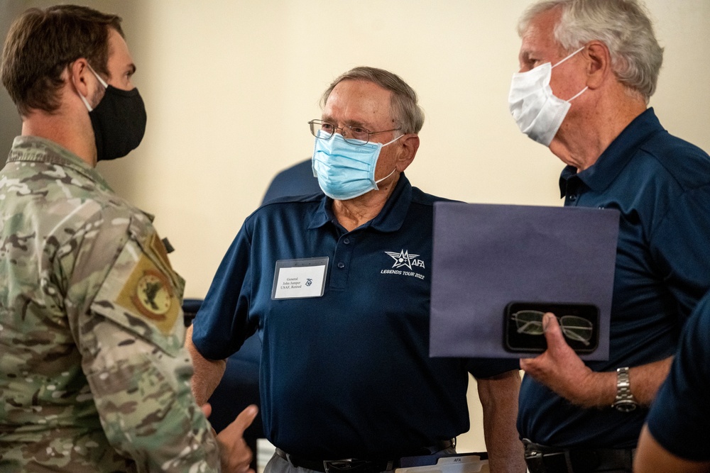 AFA Legends visit SJAFB