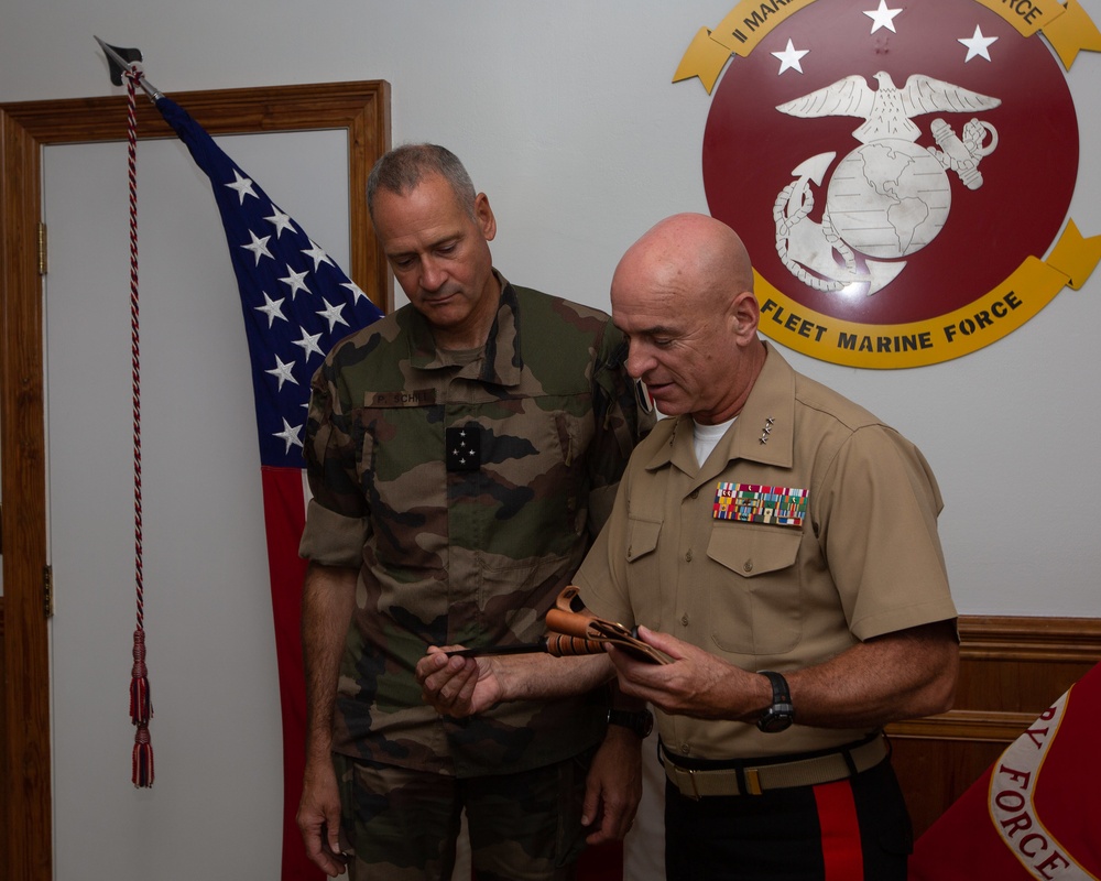 French Army Chief of Staff visits II MEF