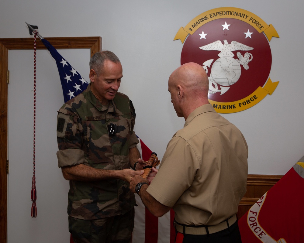 French Army Chief of Staff visits II MEF