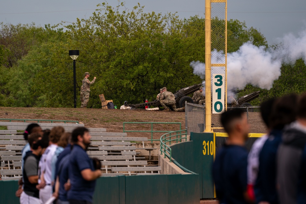 DVIDS - Images - Crowd Stands for the National Anthem at the Military  Appreciation Week Corpus Christi Hooks Baseball Game [Image 1 of 8]