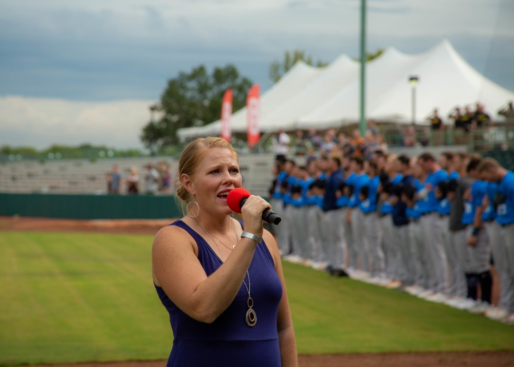 Military appreciation night at Wolff Stadium