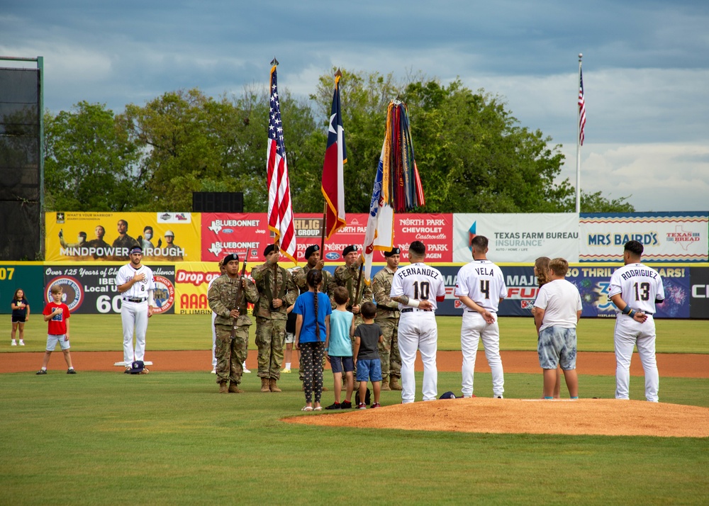 Military appreciation night at Wolff Stadium