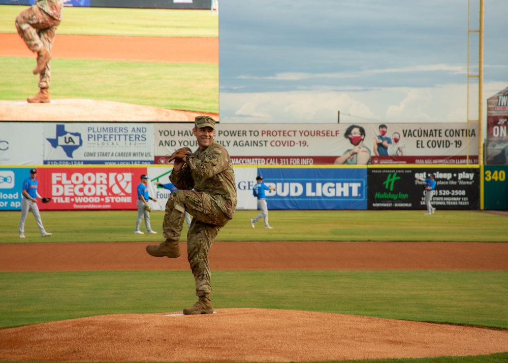 DVIDS - Images - Crowd Stands for the National Anthem at the Military  Appreciation Week Corpus Christi Hooks Baseball Game [Image 1 of 8]