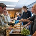 Chef Irvine meets Team Dover Airmen