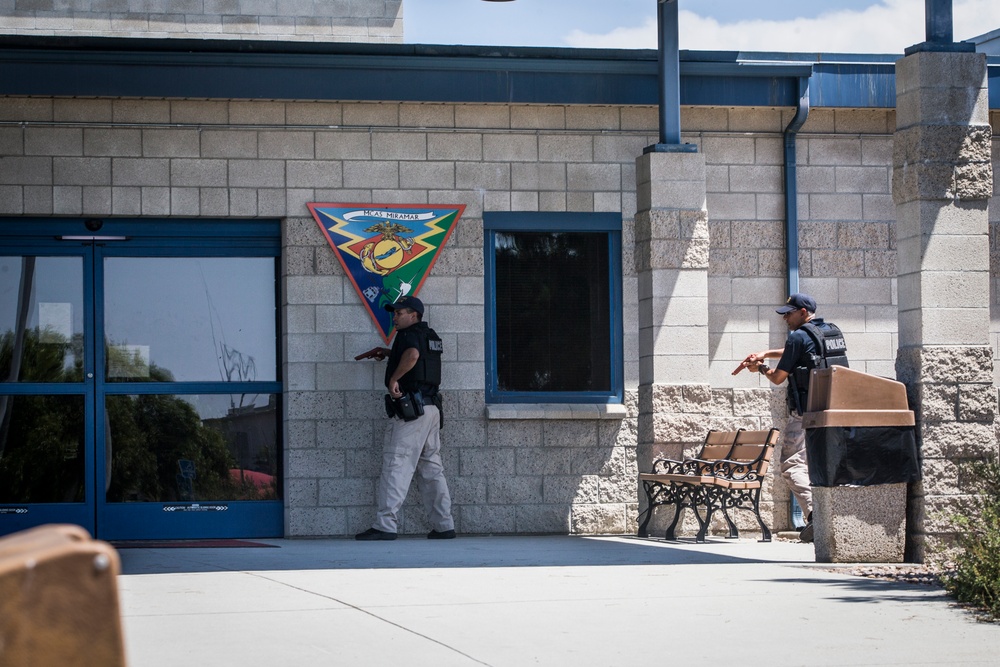 Active shooter drill on MCAS Miramar