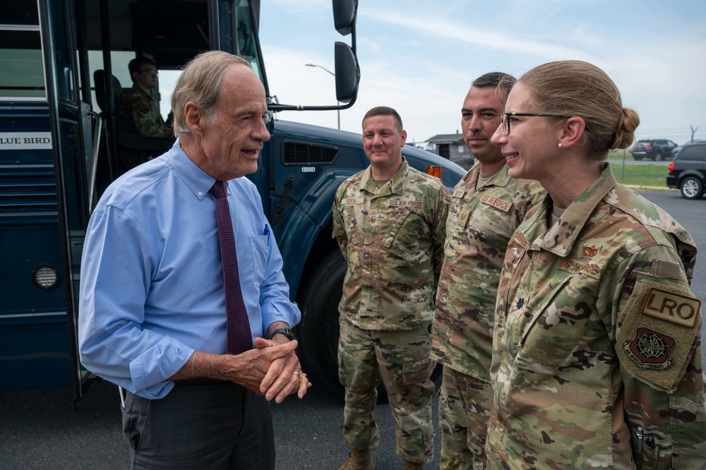 Sen. Carper gets first-hand look at rapid air mobility