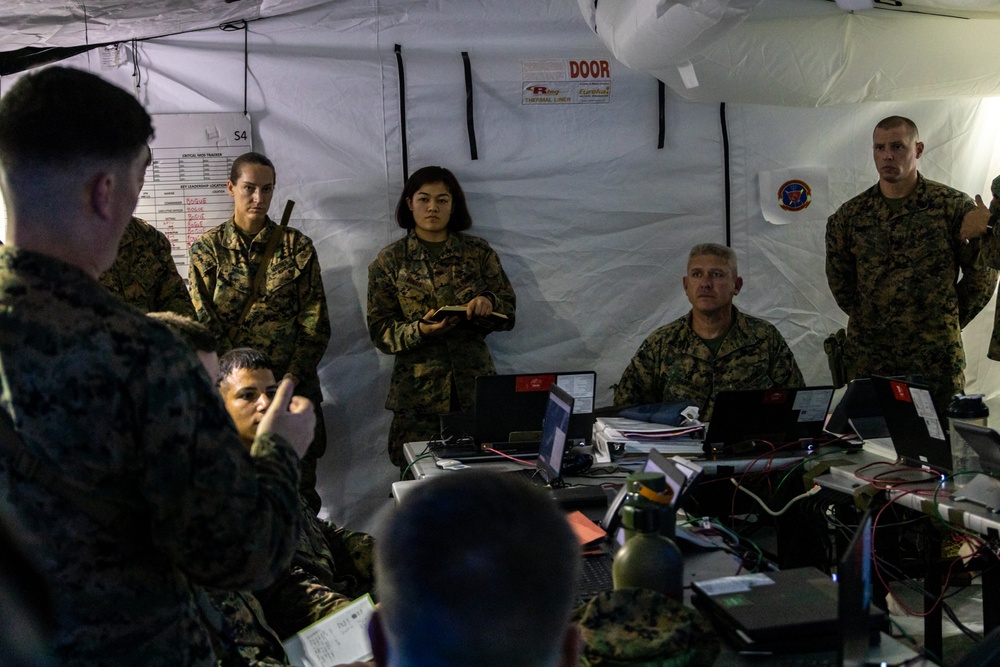 The &quot;Heartbeat&quot; of Operations, 26th MEU Combat Operations Center