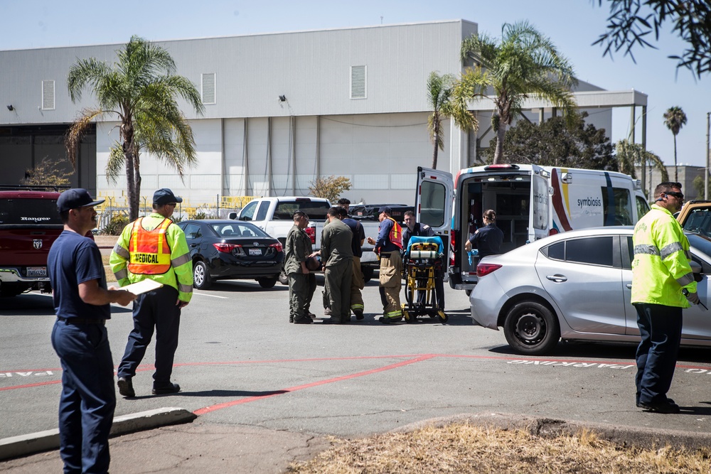 Active shooter drill on MCAS Miramar