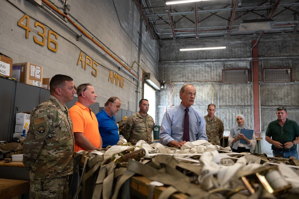 Sen. Carper gets first-hand look at rapid air mobility