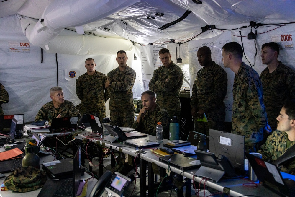 The &quot;Heartbeat&quot; of Operations, 26th MEU Combat Operations Center