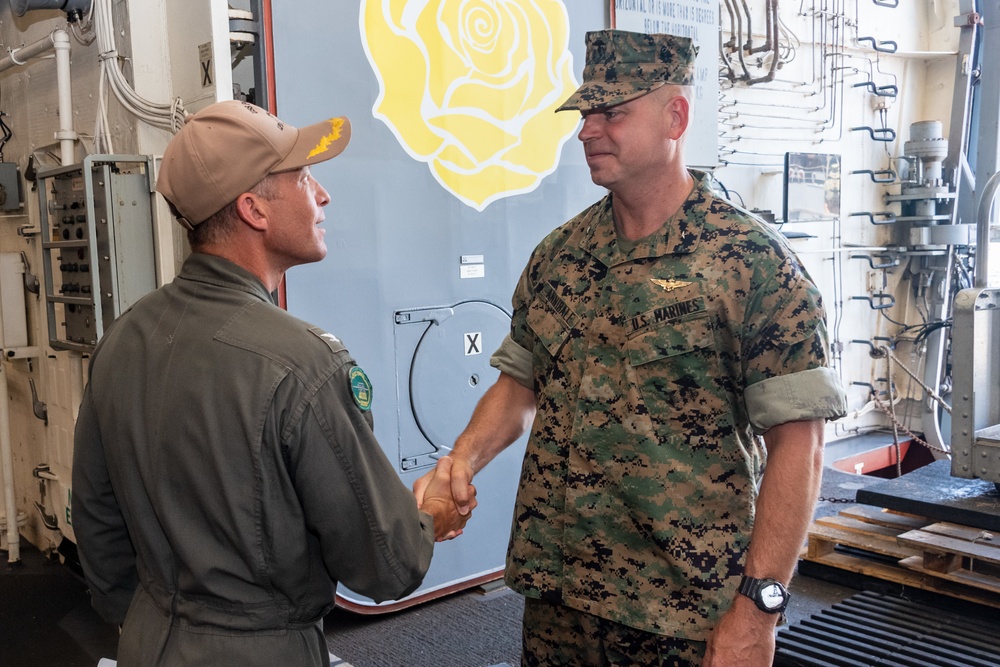 OPNAV 95 Visits USS Portland (LPD 27)