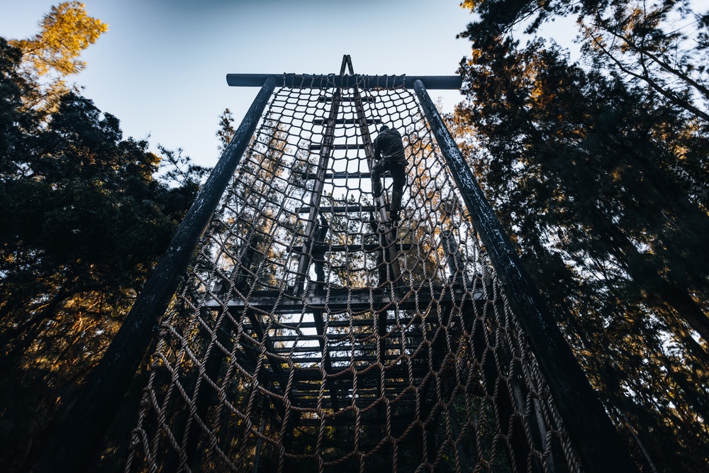 Ranger hopefuls build confidence on Lightning Academy obstacle course