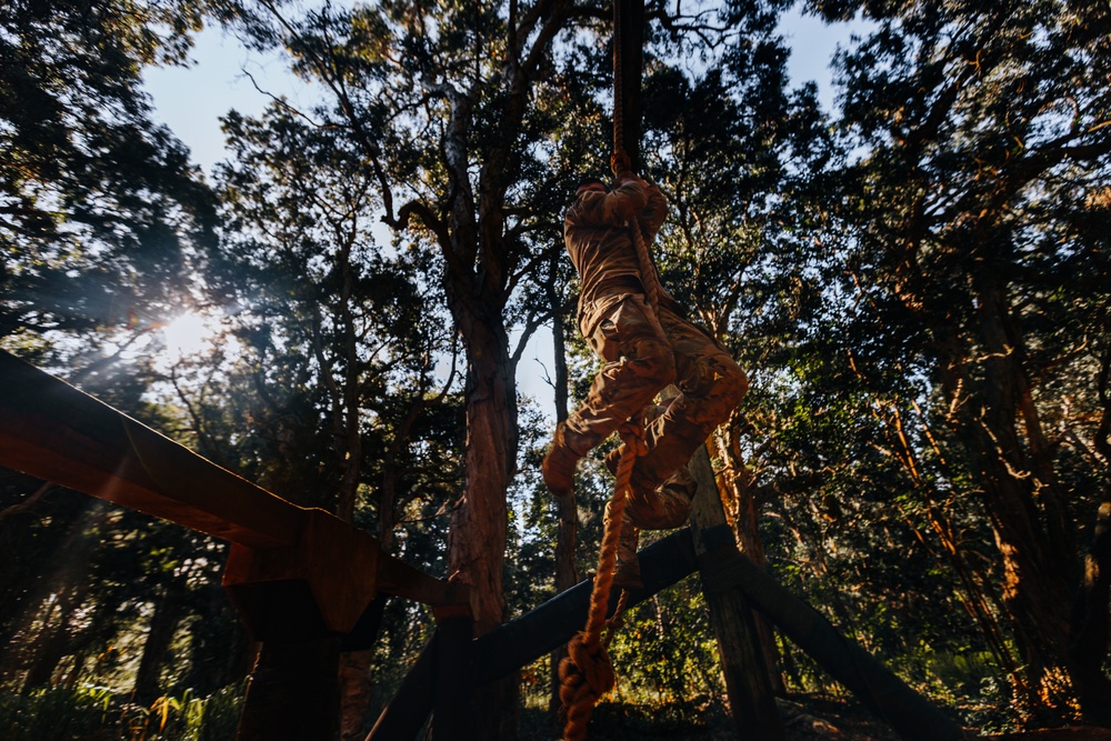 Ranger hopefuls build confidence on Lightning Academy obstacle course