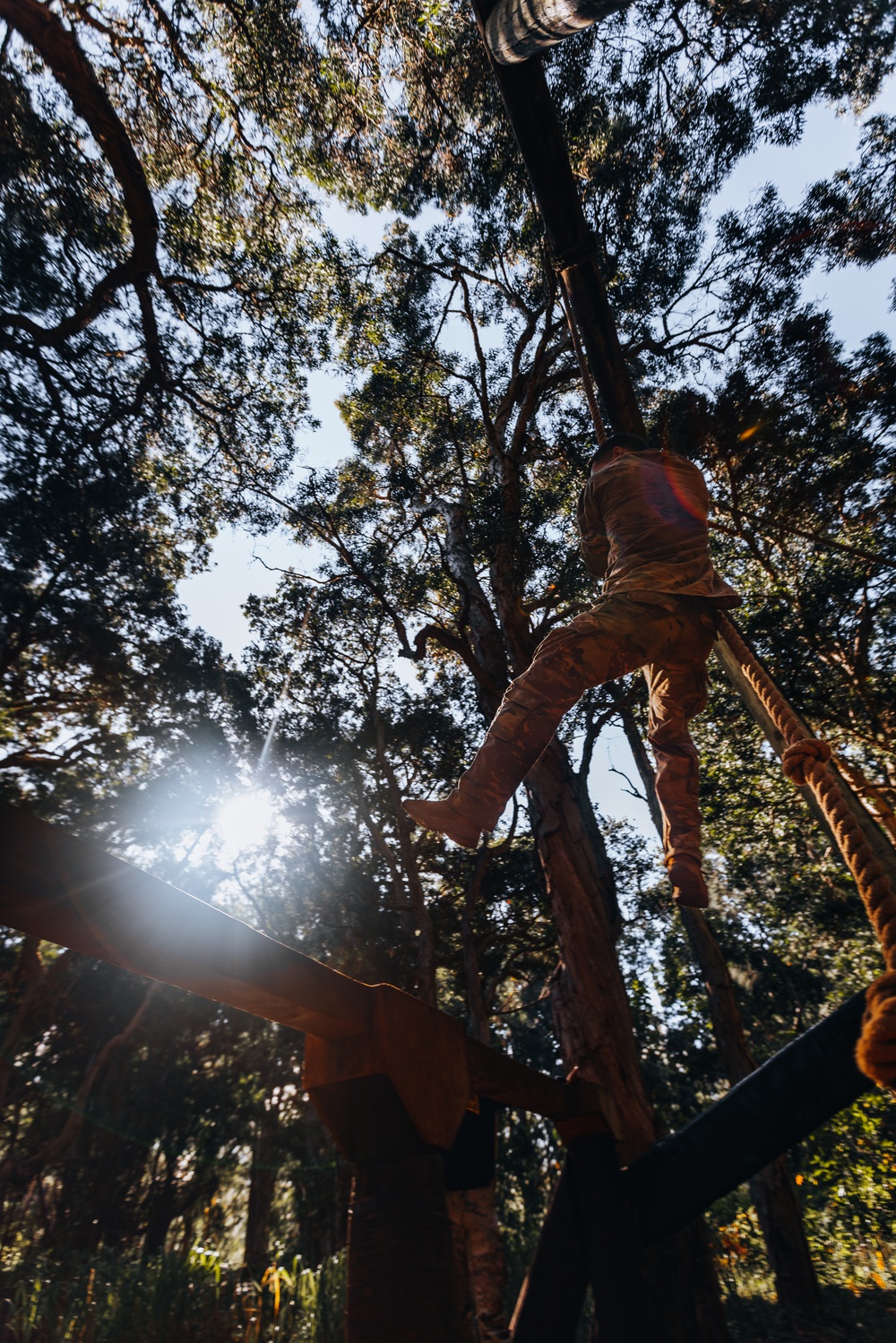 Ranger hopefuls build confidence on Lightning Academy obstacle course