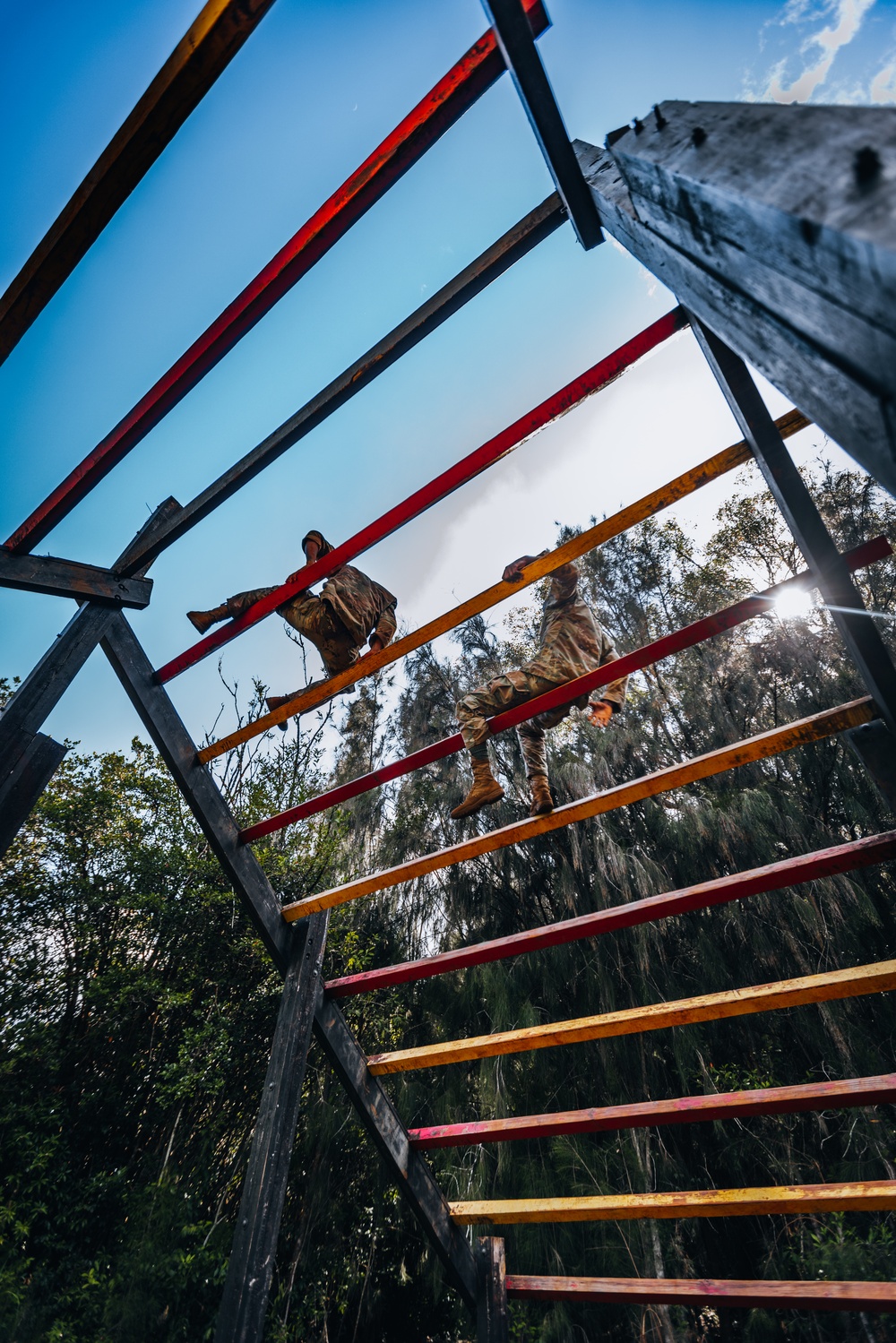 Ranger hopefuls build confidence on Lightning Academy obstacle course