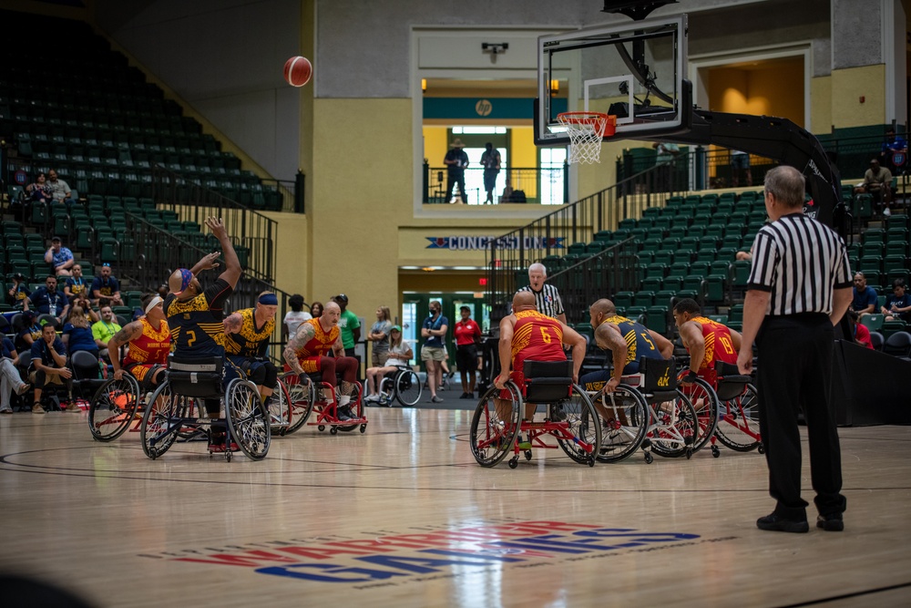 2022 DoD Warrior Games Wheelchair Basketball Bronze Game