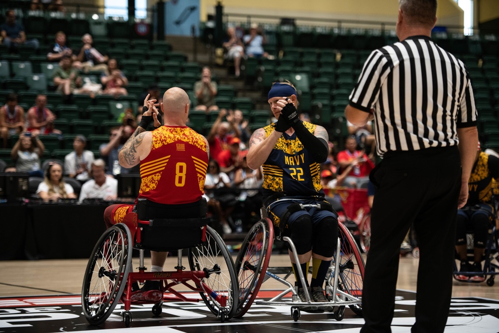 2022 DoD Warrior Games Wheelchair Basketball Bronze Game