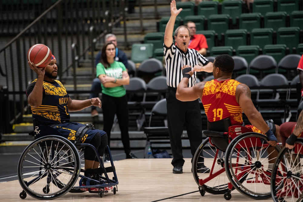 2022 DoD Warrior Games Wheelchair Basketball Bronze Game