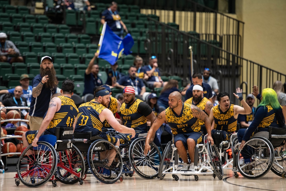 2022 DoD Warrior Games Wheelchair Basketball Bronze Game