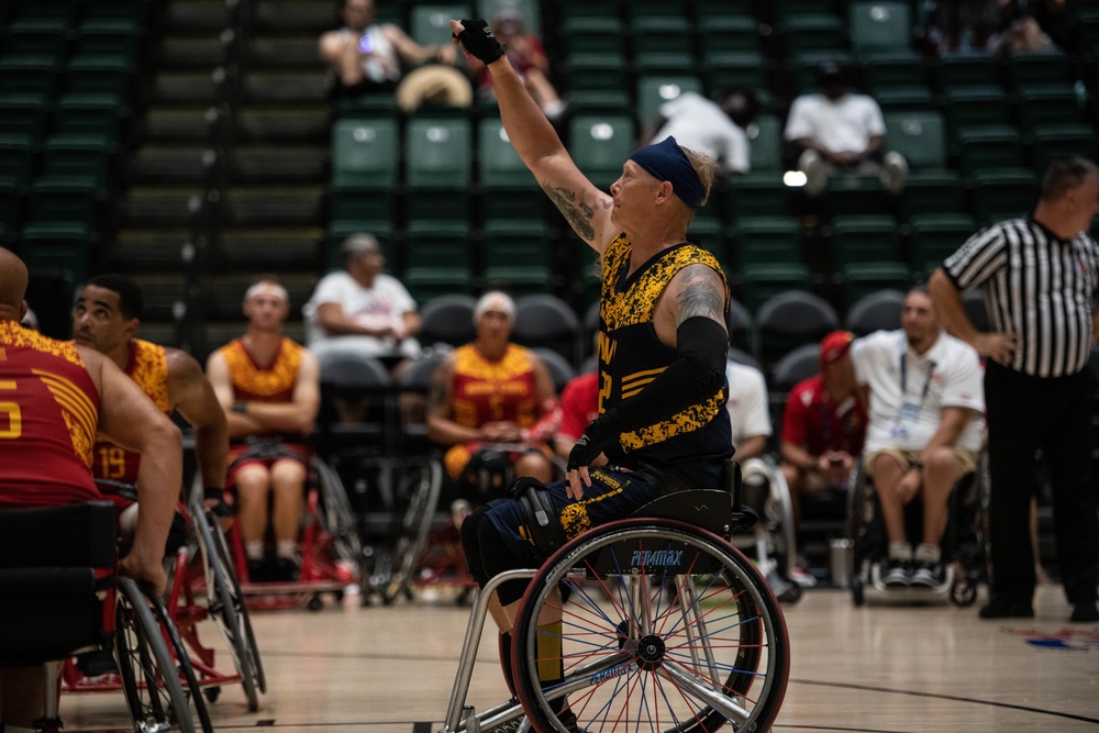 2022 DoD Warrior Games Wheelchair Basketball Bronze Game