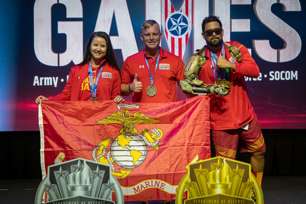 2022 DoD Warrior Games Track Medaling Ceremony