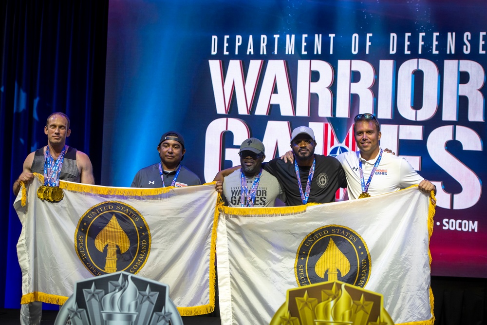 2022 DoD Warrior Games Track Medaling Ceremony