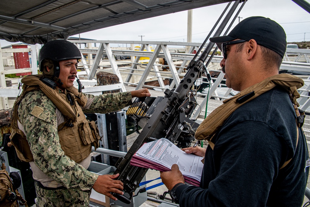 MSRON 11 Conducts Seaward Continuum of Force (SCOF) dynamic drills as part of MESF BU Advance-Course in Long Beach