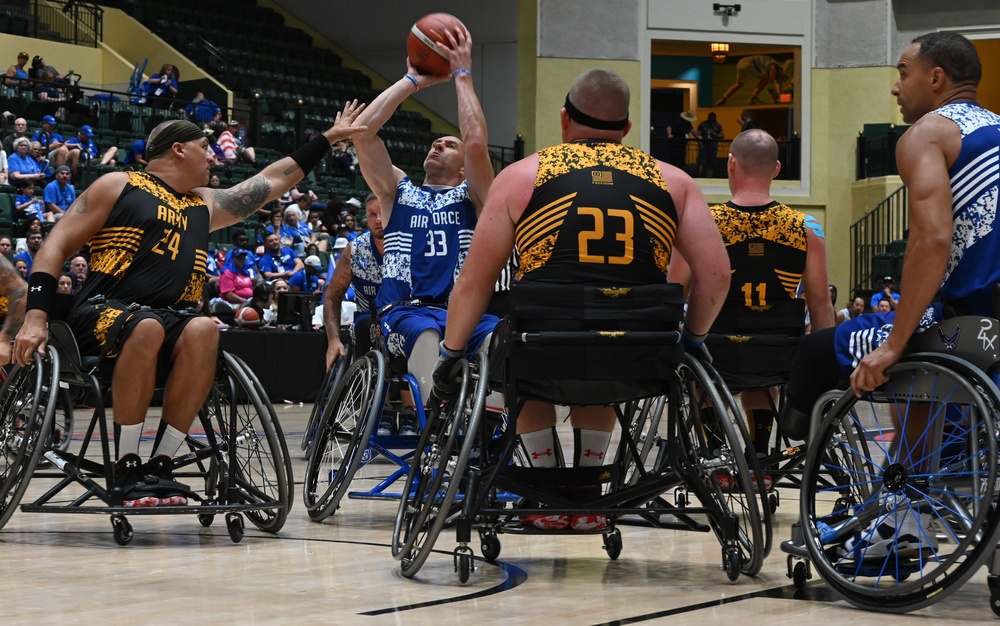 2022 DoD Warrior Games Wheelchair Basketball Gold Medal Game