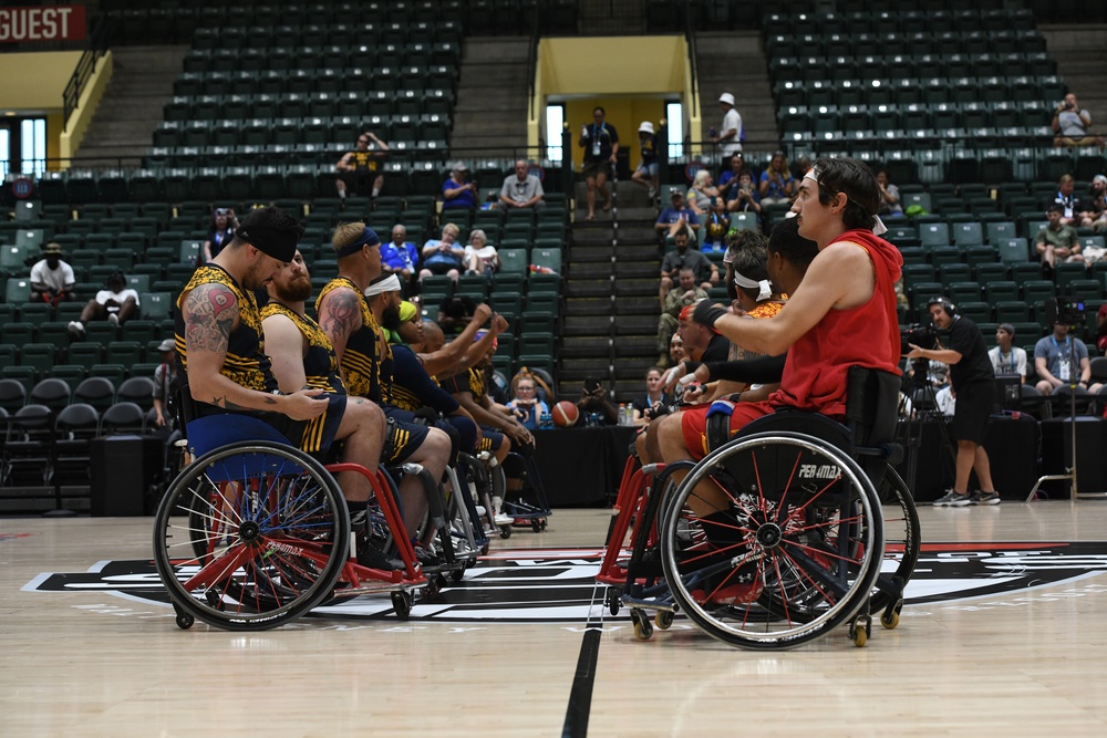 2022 DoD Warrior Games Wheelchair Basketball