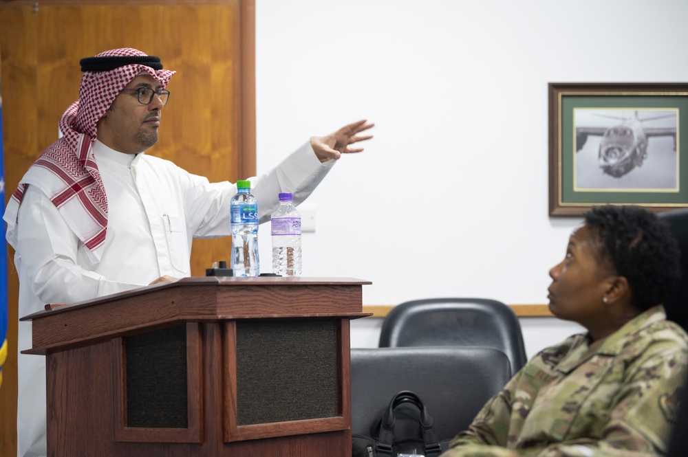 Kuwaiti speaker engagement at Ali Al Salem Air Base, Kuwait