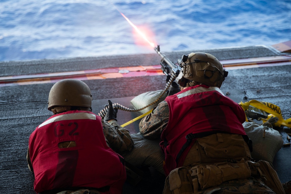 Marine M240 Gunshoot