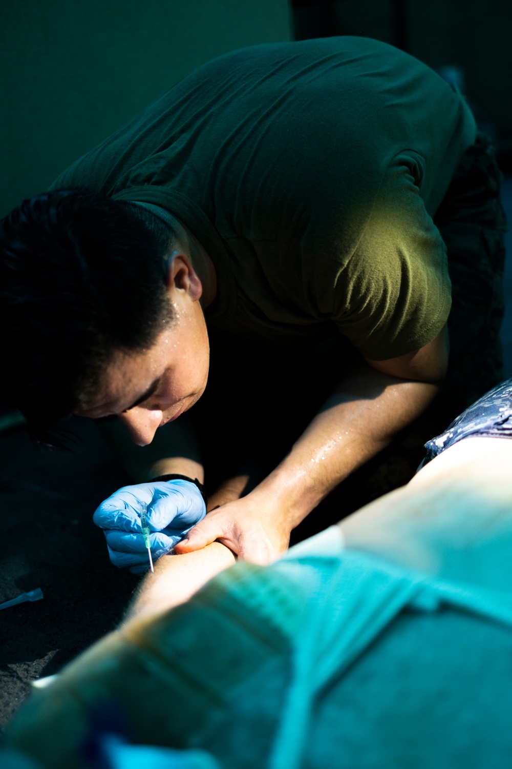 Marines with 31st MEU practice TCCC Underway