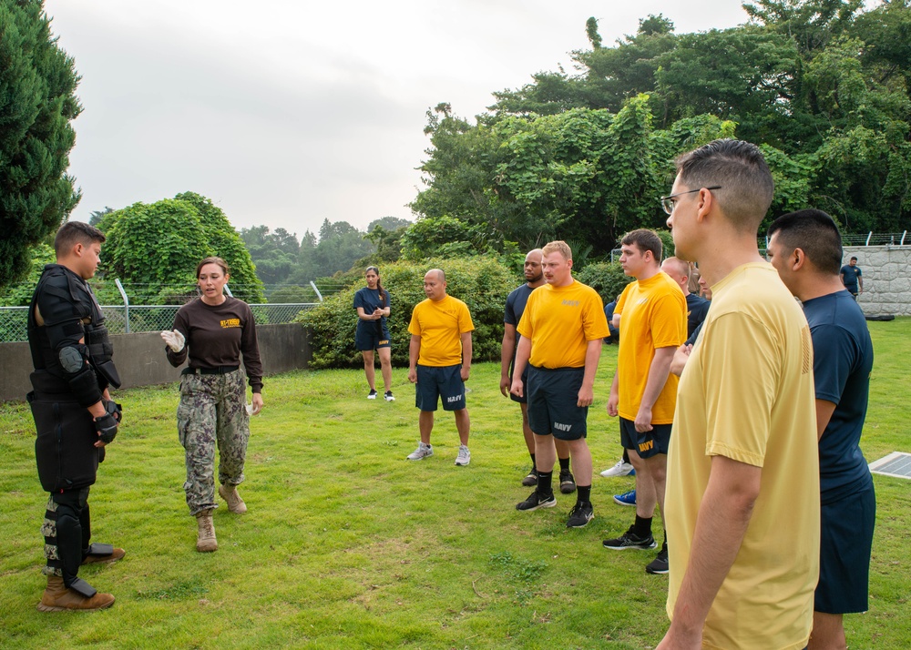 NAF Atsugi Auxiliary Security Forces Academy OC Spray Training Exercise