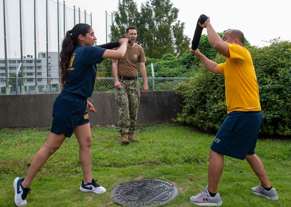 NAF Atsugi Auxiliary Security Forces OC Spray Training Exercise