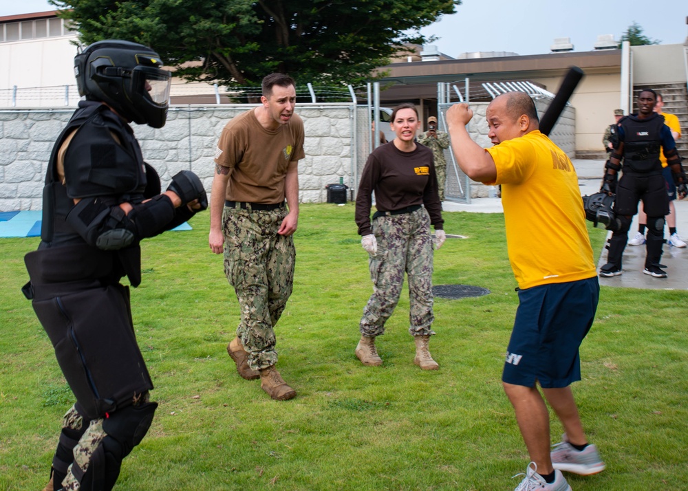 NAF Atsugi Auxiliary Security Forces OC Spray Training Exercise