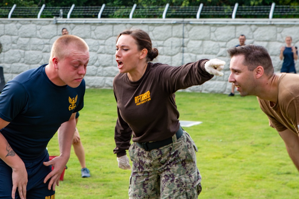 NAF Atsugi Auxiliary Security Forces OC Spray Training Exercise