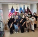 Pyeongtaek University Nursing Students pose with Col. Batig, 549th Hospital Center Commander/BDAACH Director