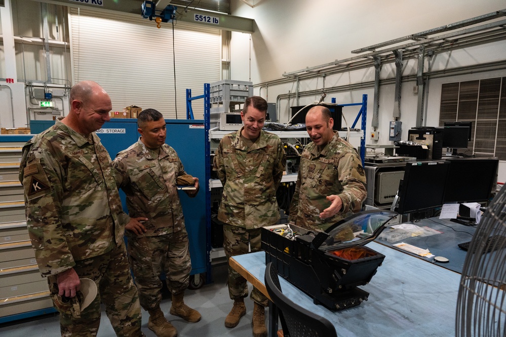 Commander immersion into 379th Expeditionary Maintenance group