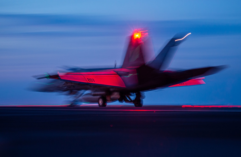 The Harry S. Truman Carrier Strike Group is on a scheduled deployment in the U.S. Naval Forces Europe area of operations, employed by U.S. Sixth Fleet to defend U.S., allied and partner interests.