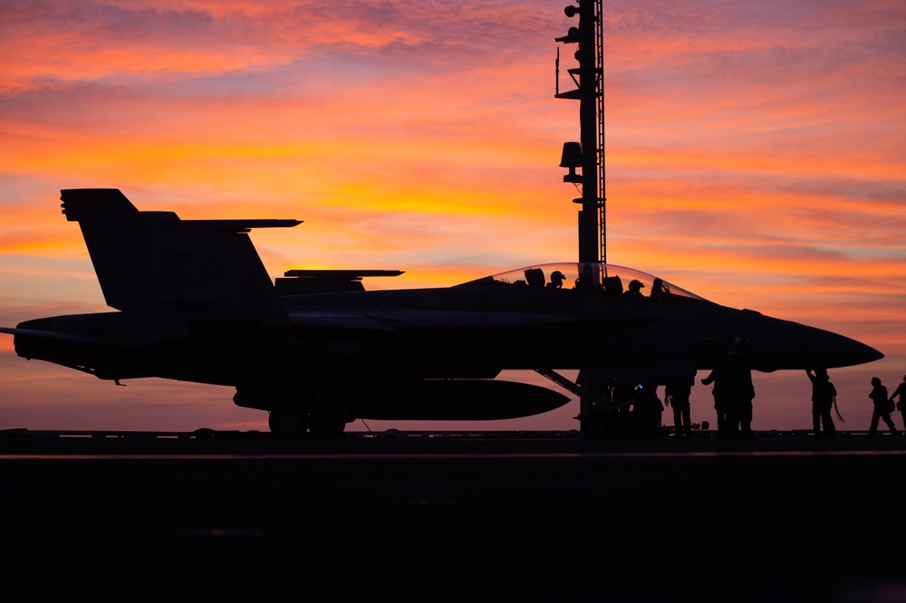 The Harry S. Truman Carrier Strike Group is on a scheduled deployment in the U.S. Naval Forces Europe area of operations, employed by U.S. Sixth Fleet to defend U.S., allied and partner interests.