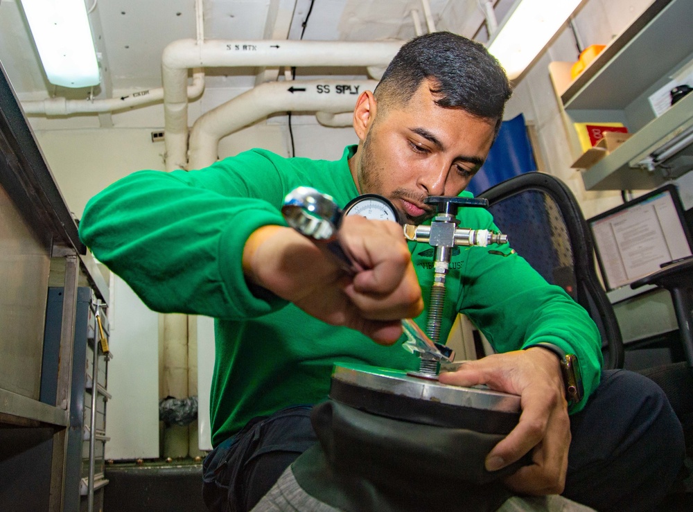 The Harry S. Truman Carrier Strike Group is on a scheduled deployment in the U.S. Naval Forces Europe area of operations, employed by U.S. Sixth Fleet to defend U.S., allied and partner interests.
