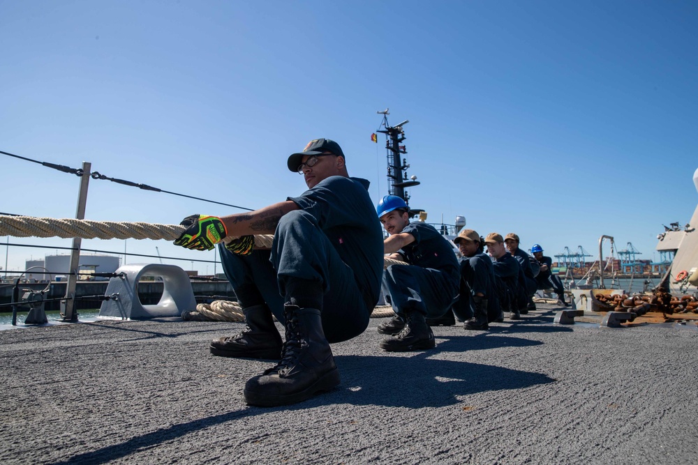 USS Sioux City Arrives in Belgium