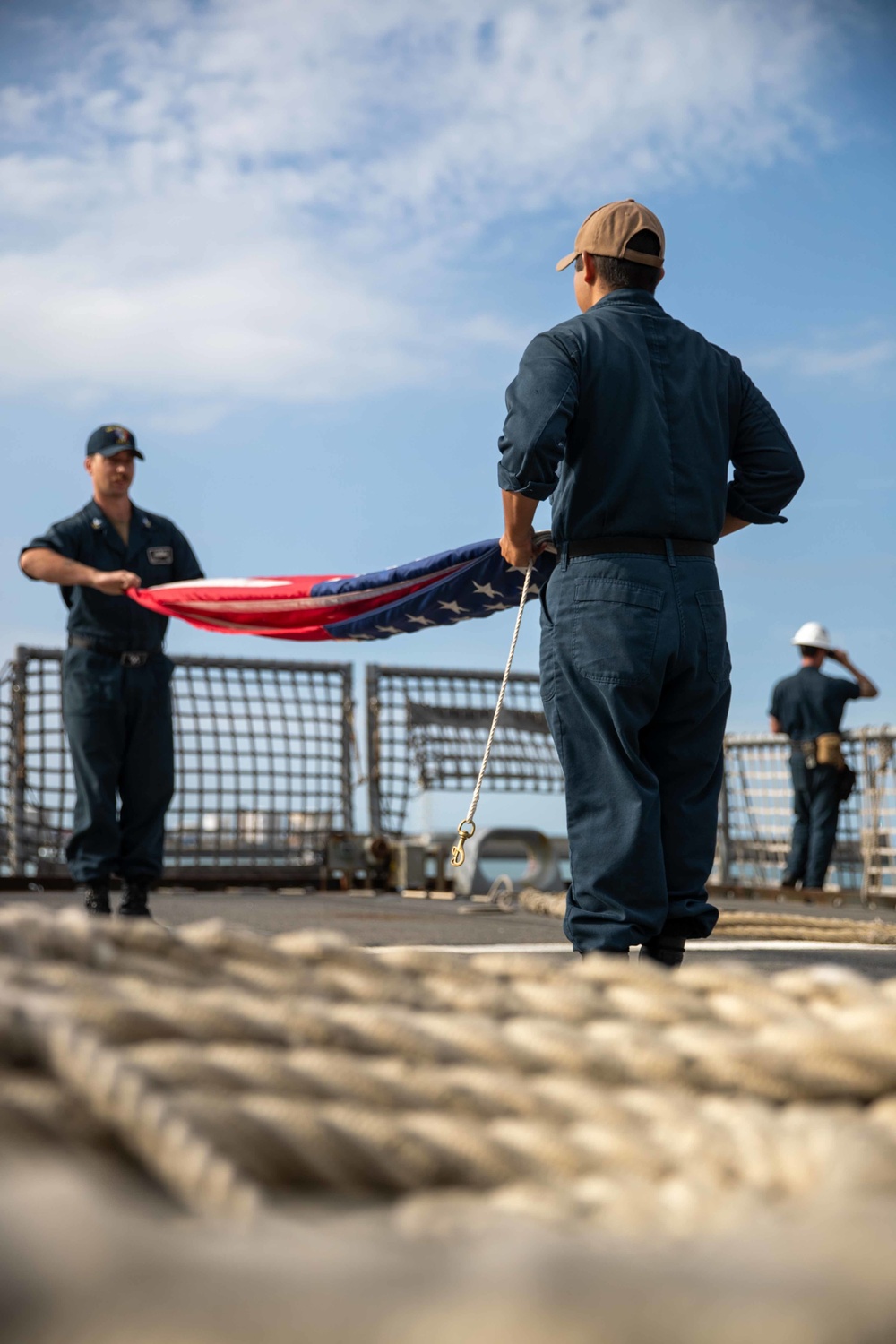 USS Sioux City Gets Underway from Belgium