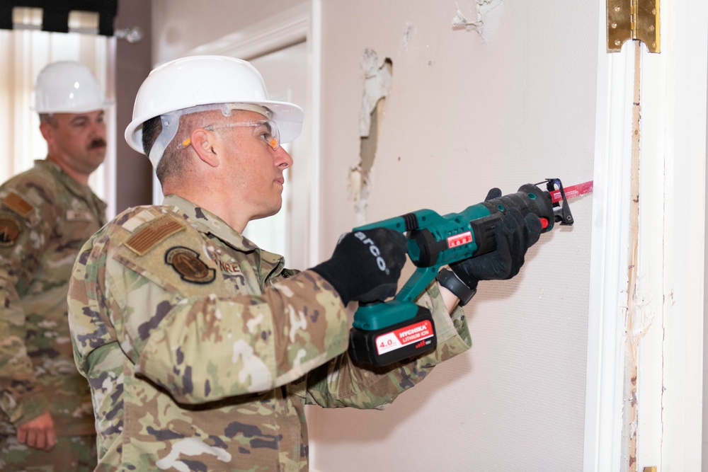 Renovations start with a bang at Croughton community center