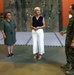 Madame Schill visits Camp Lejeune