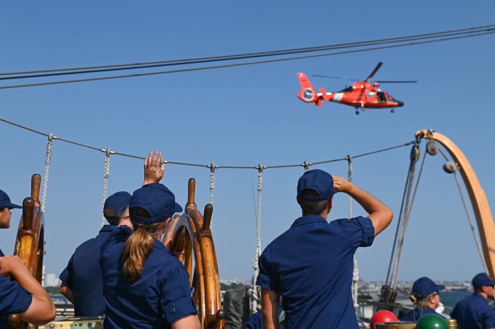 USCGC Eagle visits New York City