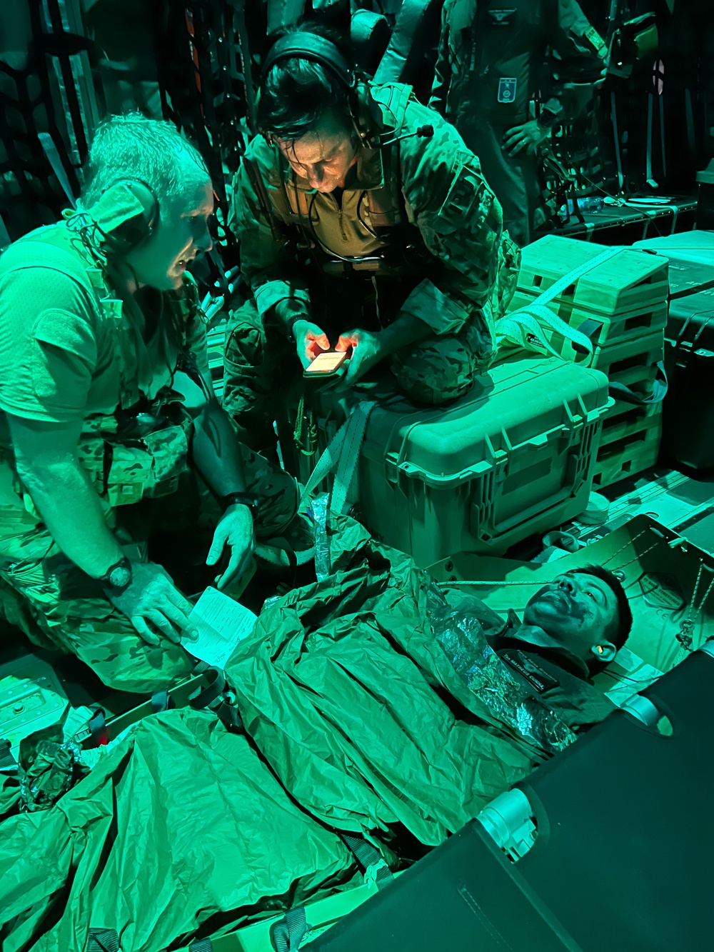 106th Rescure Wing conducts medical evaccuation as part of Exercise Tapio